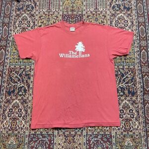 VTG Rare 90s The Willamettans Nudist Colony Oregon Logo T-Shirt Red XL USA Faded